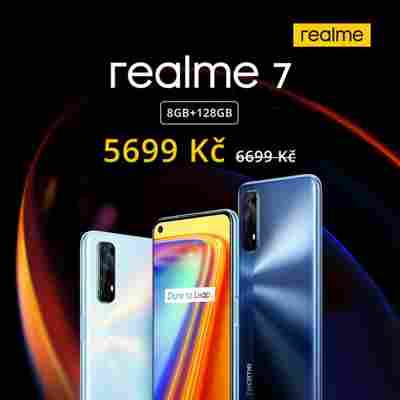 Výhodný nákup. Nejvybavenější Realme 7 zlevnilo o tisíc korun